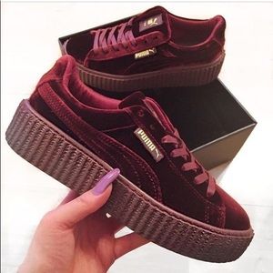Velvet Puma Sneakers Fenty by Rihanna